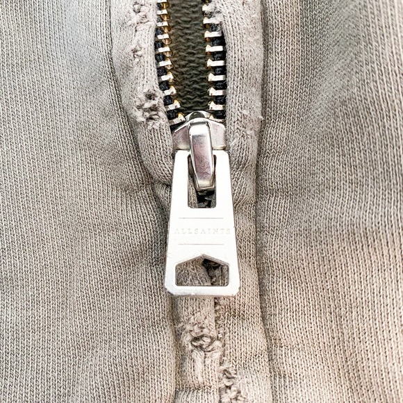 AllSaints Xonda Crop Zip Hoodie - Picture 10 of 12